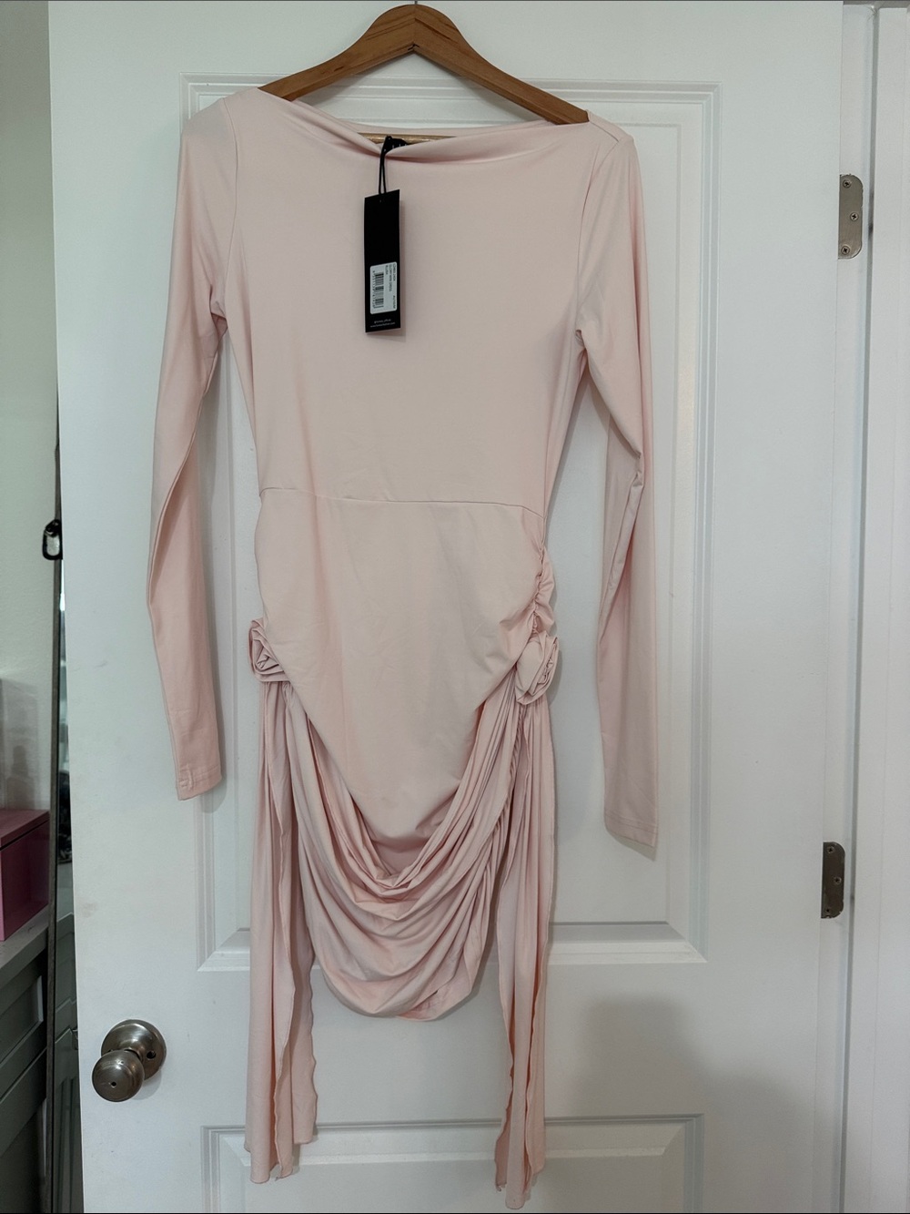 Lioness Pink Draped Women's Dress